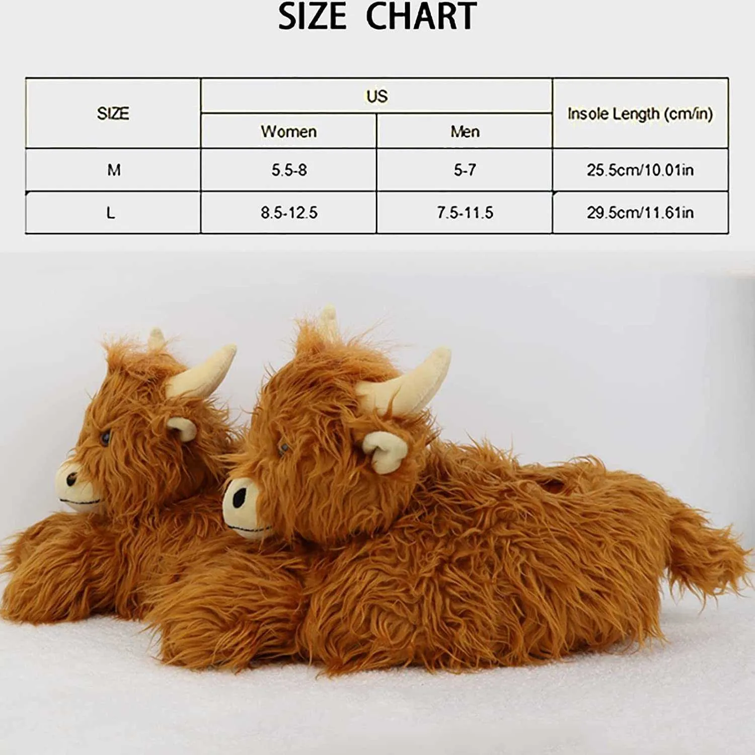 Kaii Fluffy Cartoon Milk Cow House Slides Funny Animal Highland Cow Slippers  For Men And Women, Warm Winter Indoor Shoes For Couples Babiq05 From  Babiq05, $2.05 | DHgate.Com