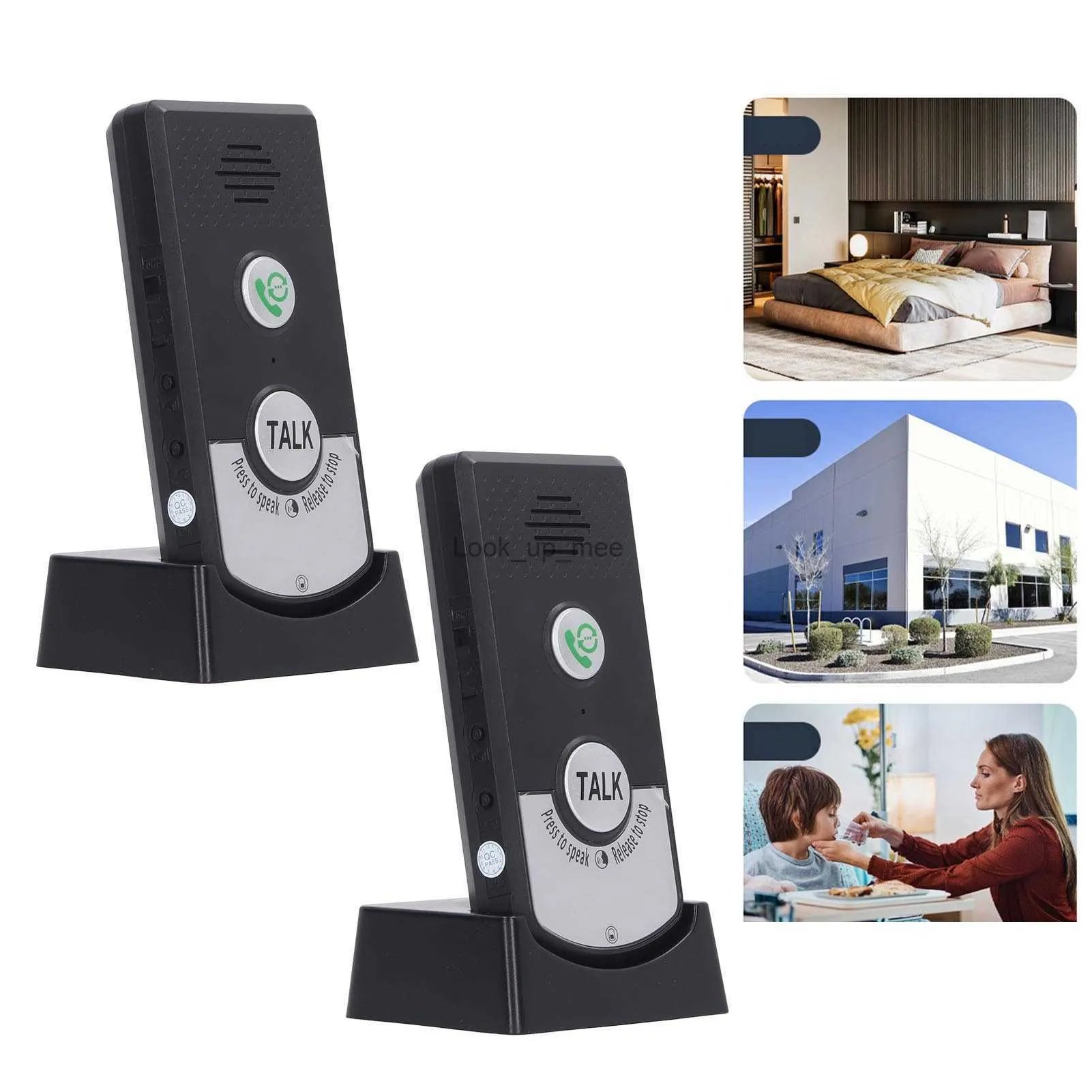 Doortbells H8 FOUND INTEL INTELTONING WIRELESS Intercomunicador Doorbell System Unit for Home Office HKD230918