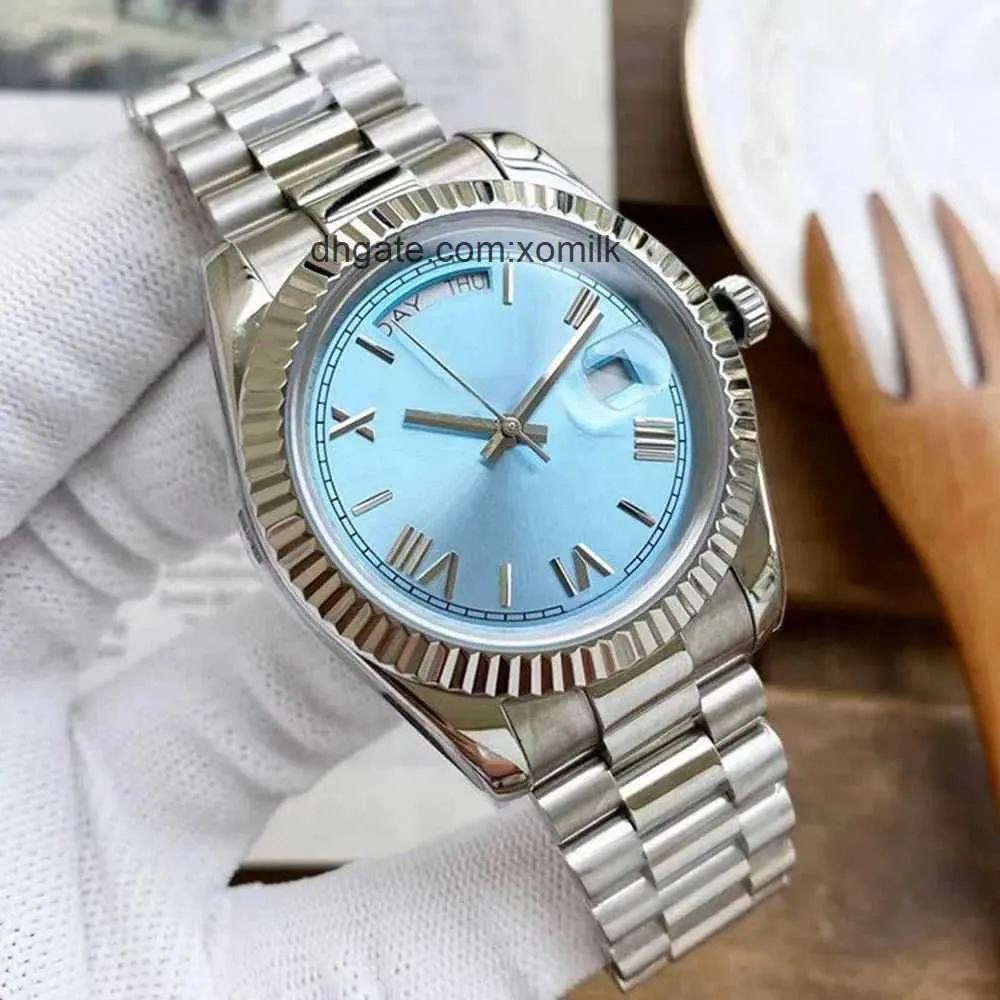 Mens Automatic Watch 904L Wszystkie projektanty ze stali nierdzewnej mężczyźni mechaniczne zegarki na rękę Super jasne wodoodporne szafirowe szklane zegarki WZ1R