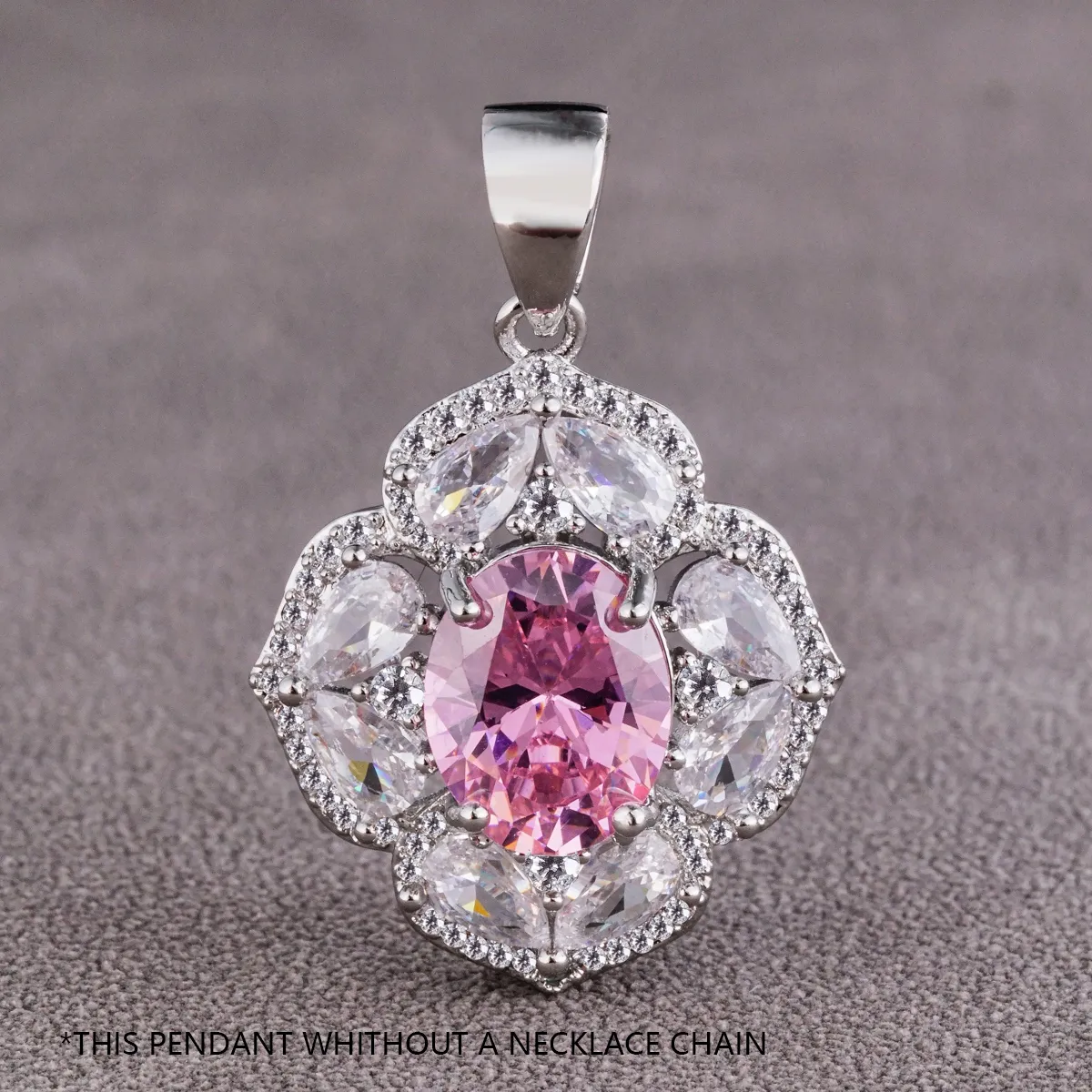 Rose Ruby Diamond Necklace Pendant Necklace Designer High Quality Necklaces Pendant Necklace Beloved Jewelry Fine Jewellery Precious Jewels Iced Out Jewelry