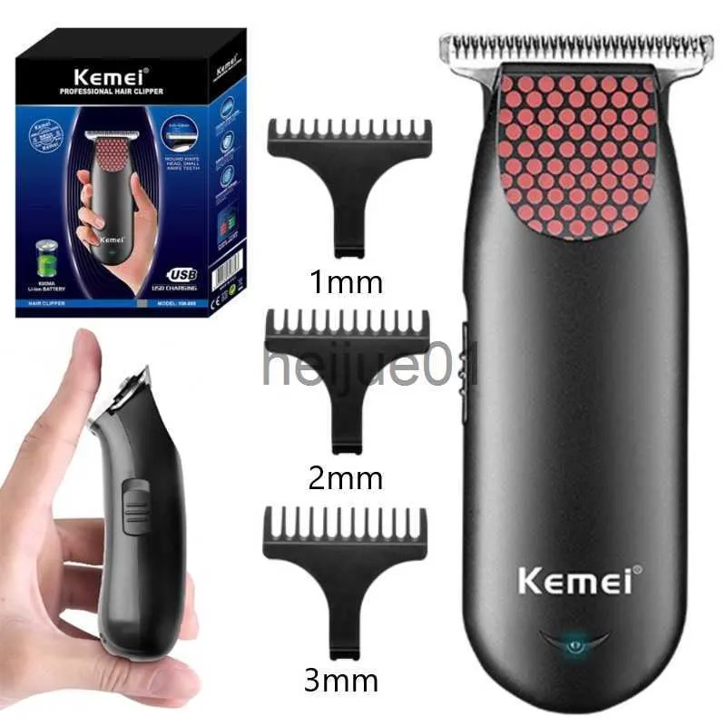 Electric Shavers KM-889 Professional Pocket Cordless Hair Clipper Compact Mini Electric Beard HAIR Trimmer Small Portable Grooming Kit x0918