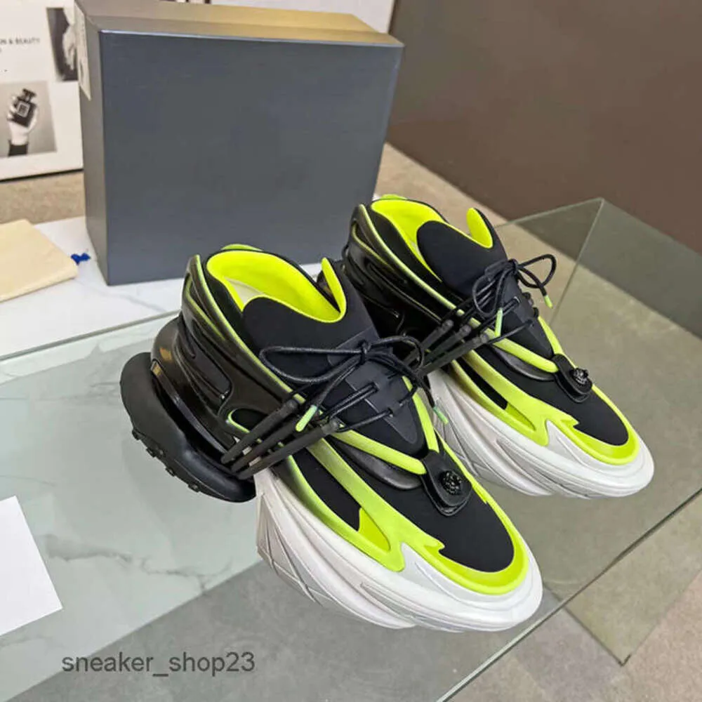 Baba Kalın Ayakkabılar Üst Erkek Sneaker Spor Moda Renk Kadın Eşleştirme Amca Balman Çift Uzay Aracı Balmaiin Tasarımcısı Sole Yükseltilmiş Kalite DZ7I