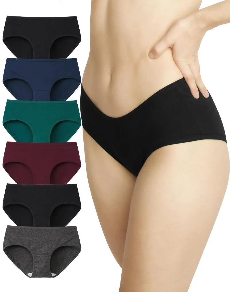 Womens Panties INNERSY Womens Underwear Cotton Hipster Regular & Plus Size  6 Pack From 17,95 €