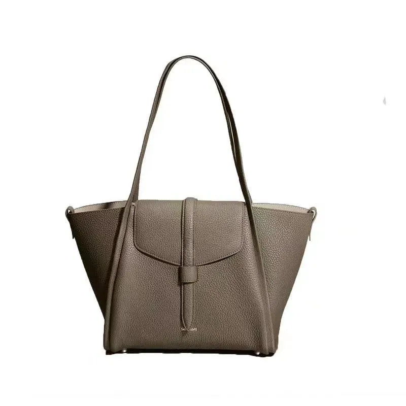 Designer-Einkaufstasche, Stoffsäcke, Songmont-Einkaufstaschen, weibliche Designer-Handtasche, großes Fassungsvermögen, Rindsleder, tragbare Umhängetasche