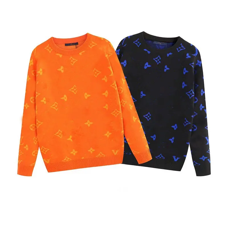 Vu1tt1on Polo Krokodil Truien Heren Sweatshirt Lange Mouw Borduren Paar Trui Lente Herfst Losse Trui # j1