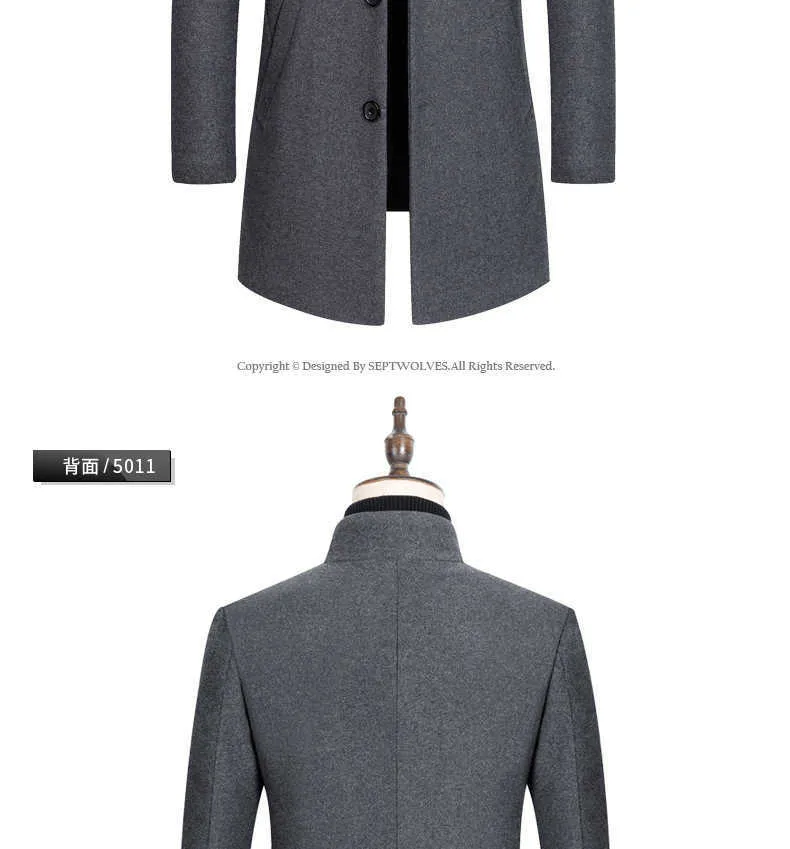 2023 Mens Slim Wool Trench Mens Coats And Jackets Blends 2023 Mens Slim Wool Trench Mens Coats And Jackets Blends
