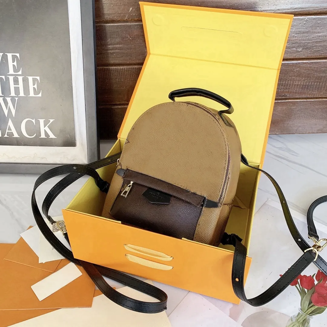 Designer de luxo mini mochila mochila de couro feminina de alta qualidade bolsa mensageiro casual moda impressa bolsa - capacidade de viagem bolsa cosmética bolsa feminina m44873