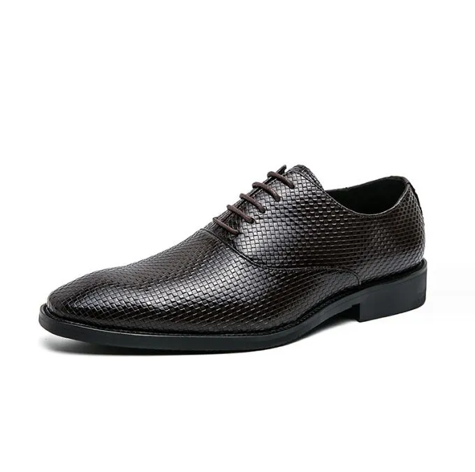 Business Men Ubieraj buty plus size 38-48 Eleganckie rozłam skórzane buty dla mężczyzn Formalne buty społeczne Oxfords dla chłopców na imprezie buty