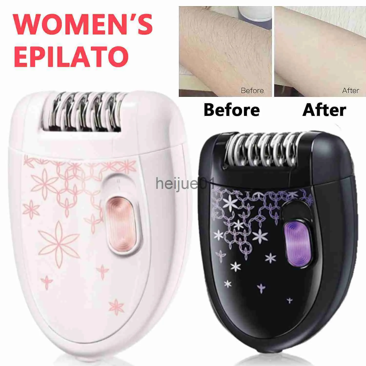 Rasoi elettrici 100-240v epilatore con filo da donna depilazione elettrica per corpo ascellare epilatore femminile per viso signora gamba bikini trimmer indolore x0918