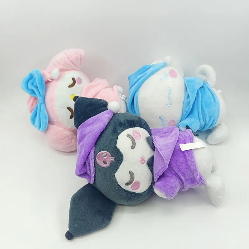 Slaaphouding Kuromi Cinnamoroll melodie pluche pop slaapspeelgoed voor kinderen