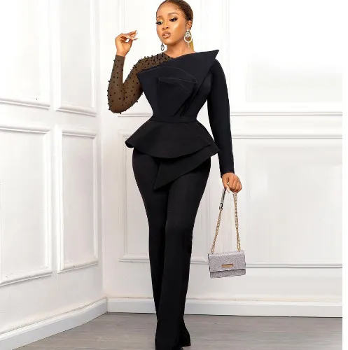 Long Sleeve Solid Elegant Jumpsuit | Wide leg jumpsuit, Jumpsuits for  women, Casual jumpsuit