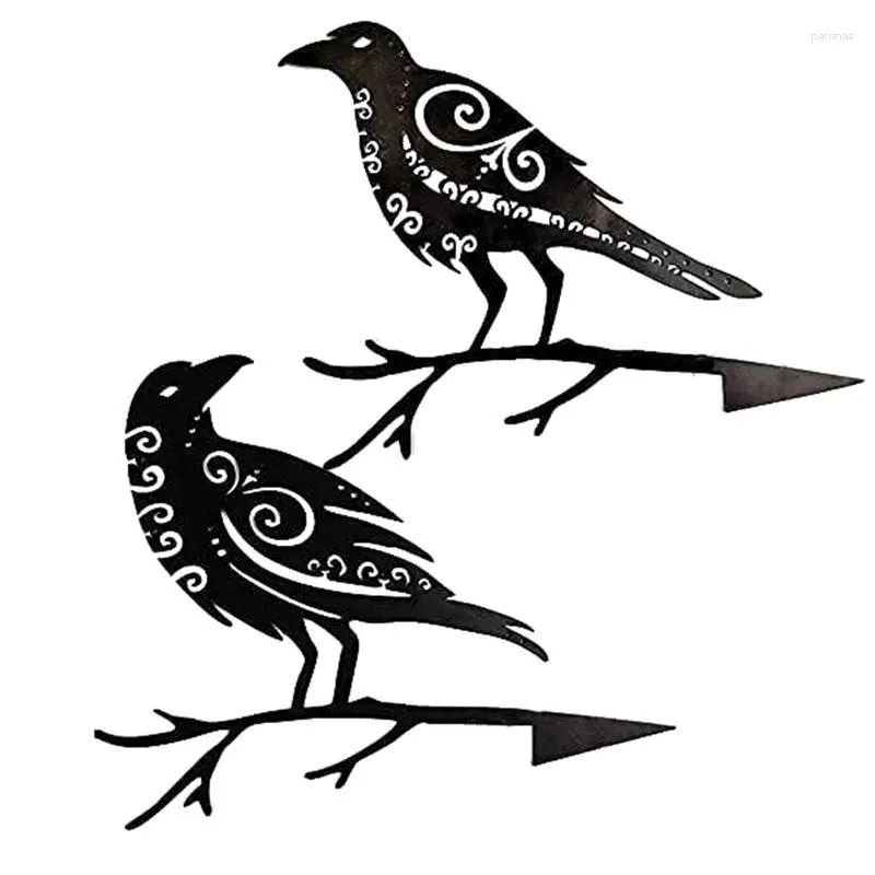 Tuindecoratie Metaal Vogel Boomtak Silhouet Ijzer Kunst Ornament Weerbestendig Tuin Vogels Standbeelden Decoratie Binnen Buiten Decor