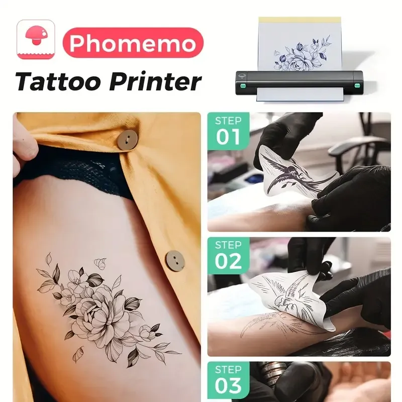 Wholesale Phomemo M08F Wireless Portable Tattoo Stencil Printer Stencil  Printer With 10 Free Transfer Paper Kit For Tattoon Artists From  Lightingledworld, $87.02