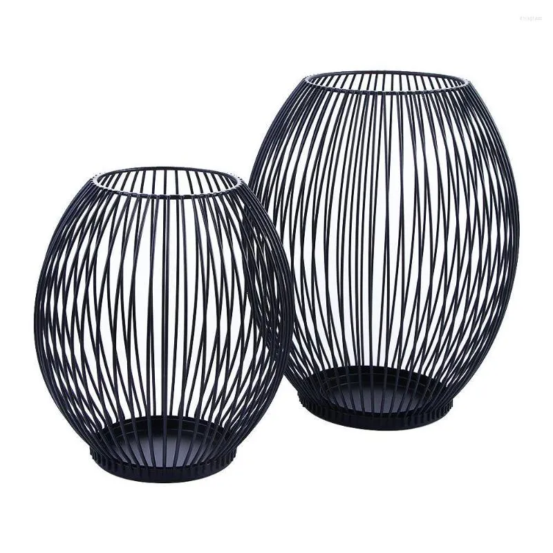 Outdoor Metal Lantern Candle Holder Stand Mantle For Home Decoration