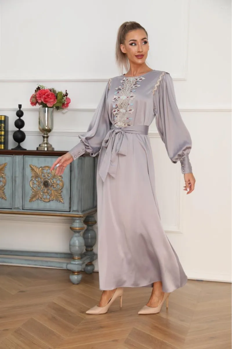 eastern fashion dresses Middle Eastern Fashion Classic Fragmented Flower Dress – Rissaintco.us main image 0
