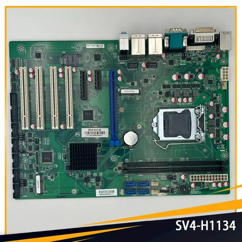 Moderbrädor SV4-H1134 H110 Dual Network Ports Industrial Motherboard stöder 6-7: e generationens processorer