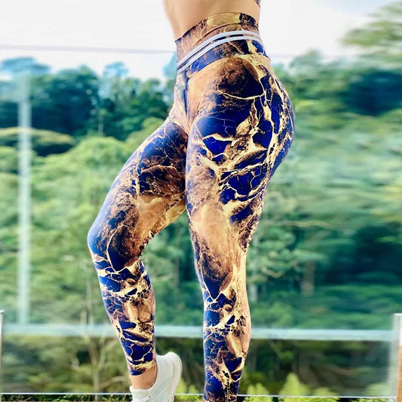 عالي الخصر يوجا سروال اللياقة البدنية طماق النساء المرونة Leggins actud up مثيرة طباعة رقمية المطبوعة jeggings أنثى طول الكاحل