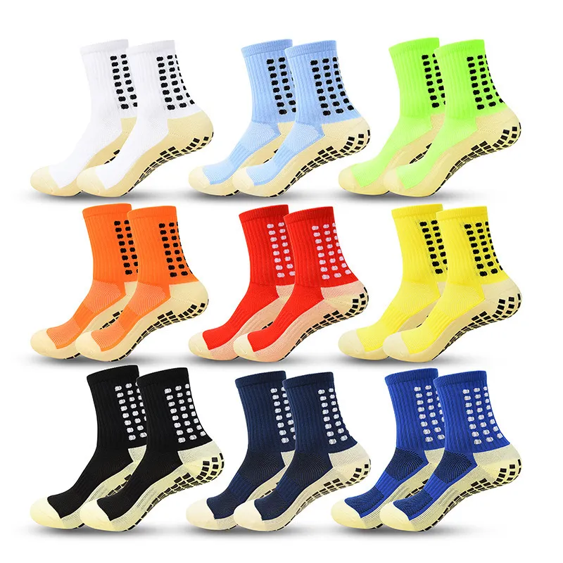 Sports Socks Non-Slip Soccer for Men Women Professional Football Basketball Tennis Running Yoga Cycling Grip Golf Sock 230918