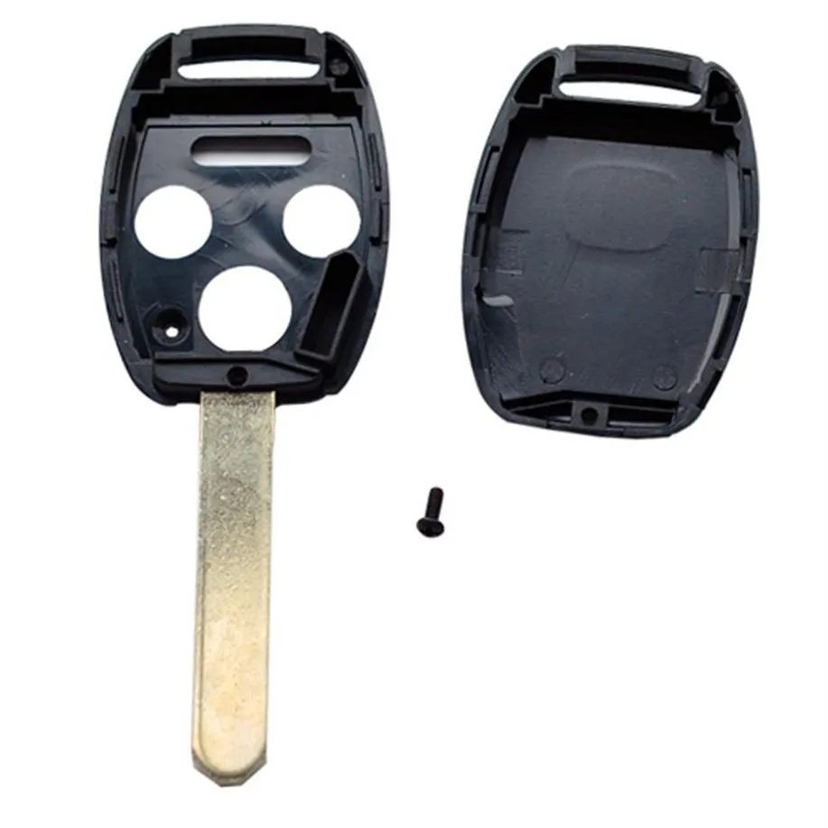 5st ersättare fjärrkontroll FOB 4 knappar bilnyckelfodral för 2006 2007 2008 2009 Honda Accord CR-V Ridgeline Civic316m