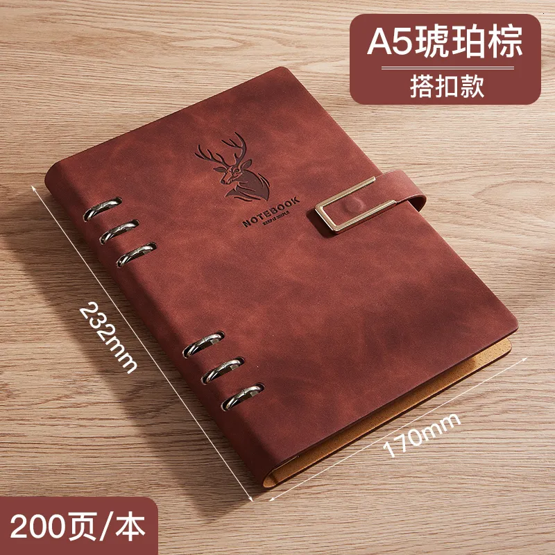 Notepads PU Leather A5 Notebook Notepad Diary Business Journal Planner Agenda Organizer Note Bok 230918