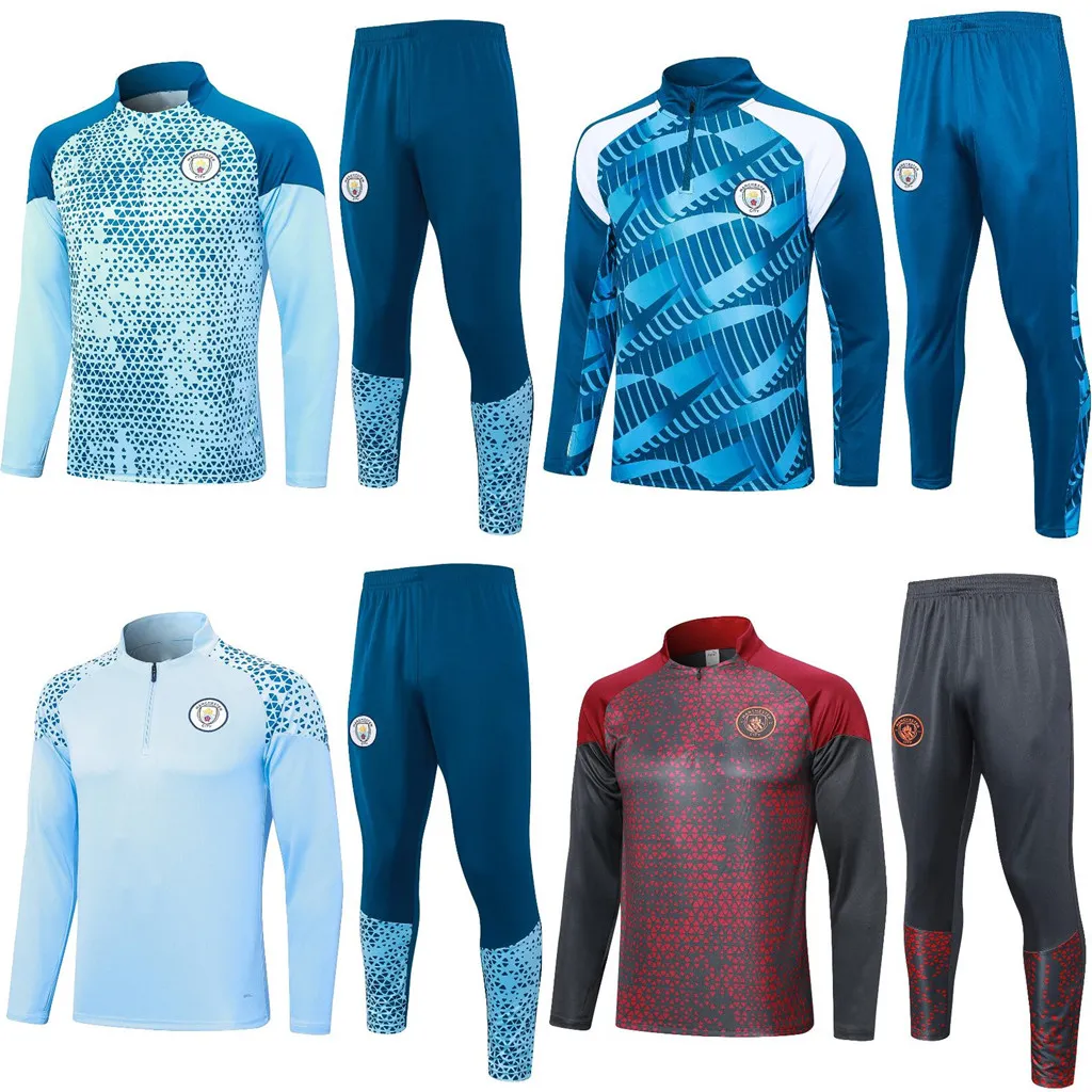 HAALAND voetbalshirt trainingspak DE BRUYNE MANS CITIES GREALISH STERLING FERRAN MAHREZ MANCHESTERS FODEN 22 23 24 trainingspak uniformen heren kinderen