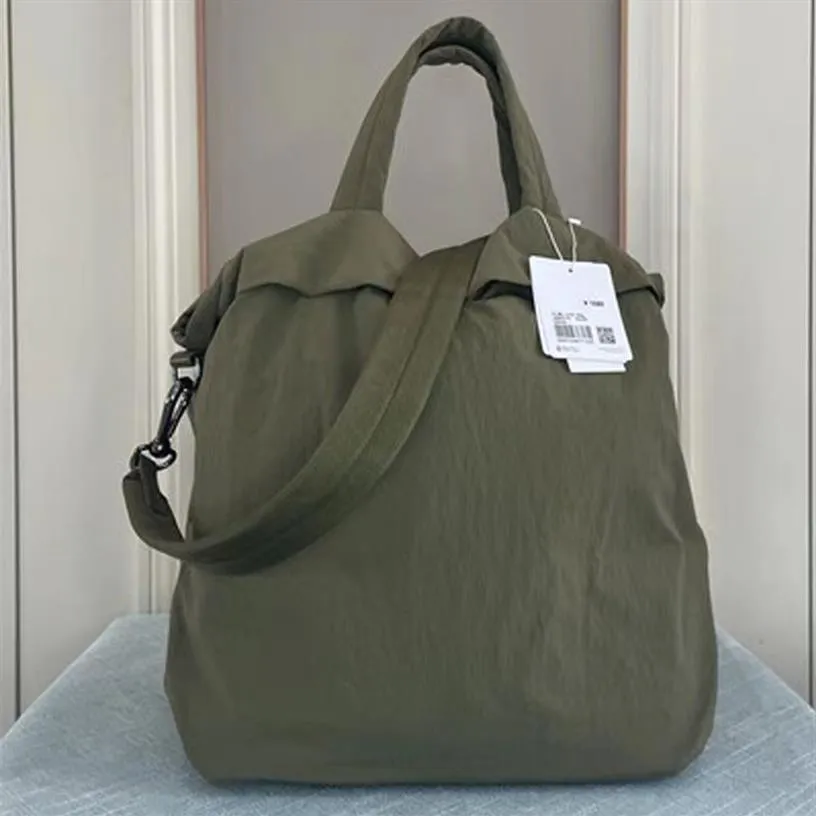 lu yoga çanta yoga çantaları dişi ıslak su geçirmez orta bagaj çantası kısa seyahat 19L marka logosu189b