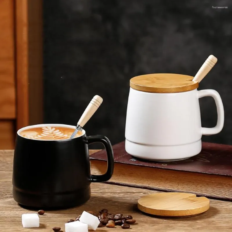 Tazze Tazza da caffè da 400 ml Latte in ceramica Bere colazione Viaggi d'affari