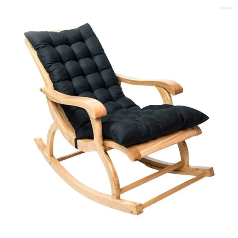 Cuscino per sedia lunga in rattan/cuscino morbido per sedile con schienale  girevole per patio/cuscino per sedia impermeabile per cuscino per sedia a  dondolo con lacci -  Italia