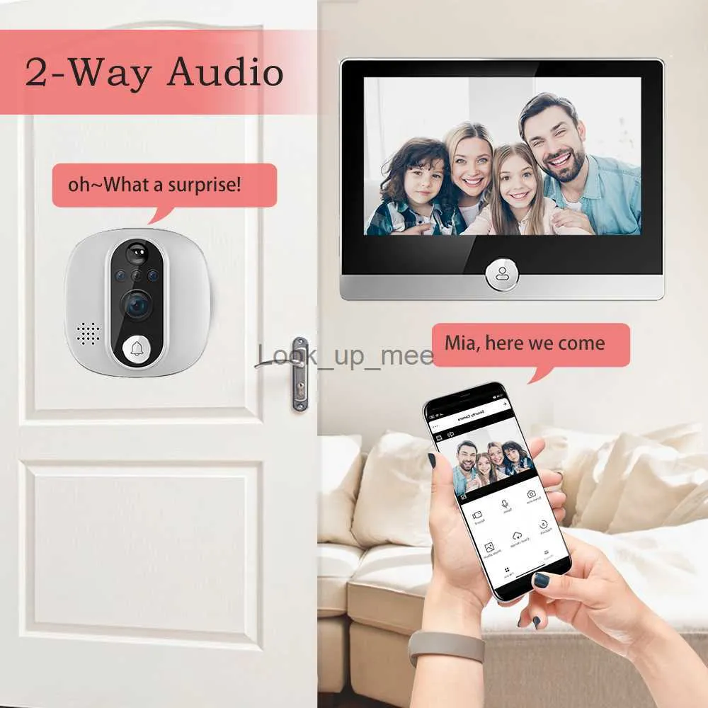 Wifi 2024 peephole camera