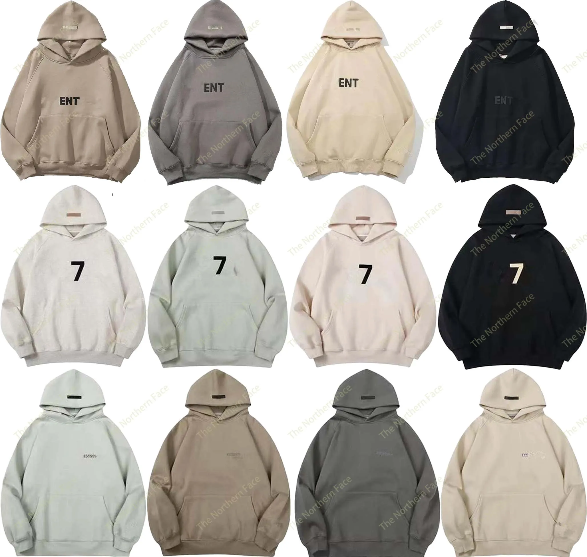 Ess Hoodies Novo Designer Hoodies Mens Hoodie Mulher Hoodie Moda Tendência Amigos Hoodie Preto e Branco Cinza Impressão Carta Top Dream Hoodie