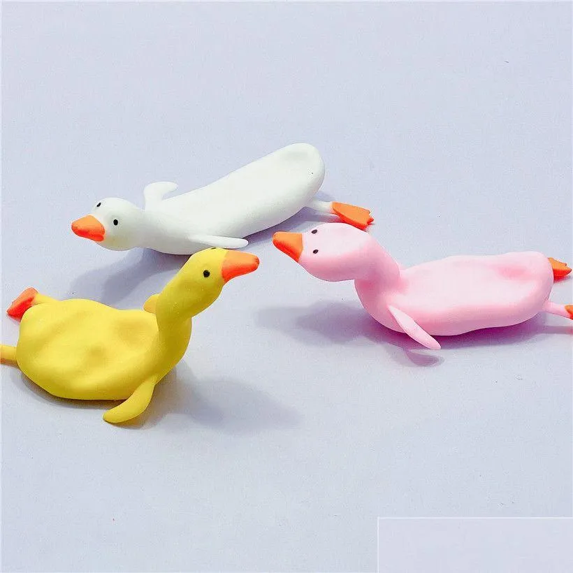 Decompression Toy Sand Filled Duck Kneading Squeeze Toys Animal Relief Hand Fidget For Kids Drop Delivery Gifts Novelty Gag Dhrir