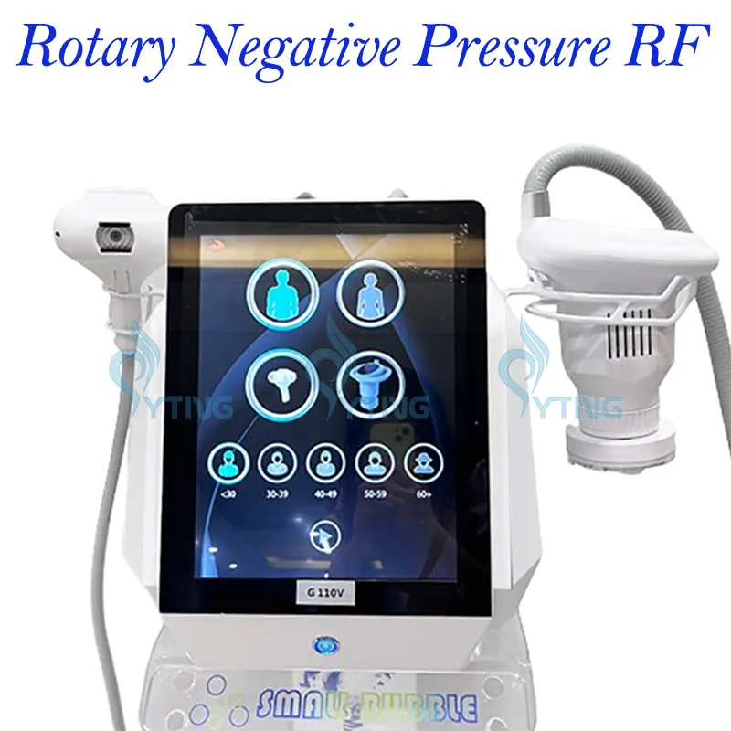 Dispositivo di perdita di peso di sollevamento facciale della macchina dimagrante del corpo di pressione negativa rotatoria di vuoto RF LED pelle rassodante rimozione delle rughe