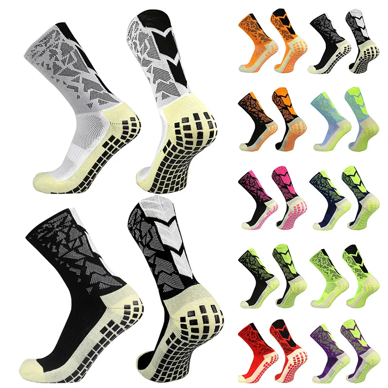 Chaussettes de sport Silicone Anti Slip Football Takraw Hommes Femmes Sport Basketball Grip Football 230918