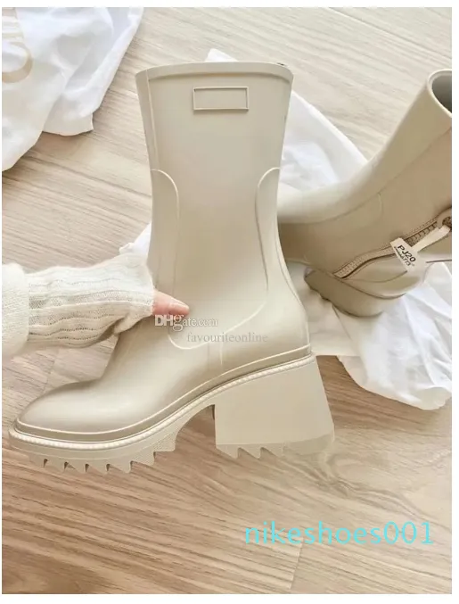 Women Half Rain Boots High Obcing Autumn Winter Knight Snow Outdoor Betty