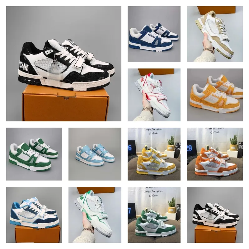 Trainer Sneaker Erkek Gündelik Ayakkabı Tasarımcı Kadın Platform Spor Kabar Sabahları X 1 Düşük Ayakkabı Beyaz Logosu Kabartmalı Yeşil Denim Kraliyet Kırmızı Tuval Siyah Lüks Erkek Eğitmenler