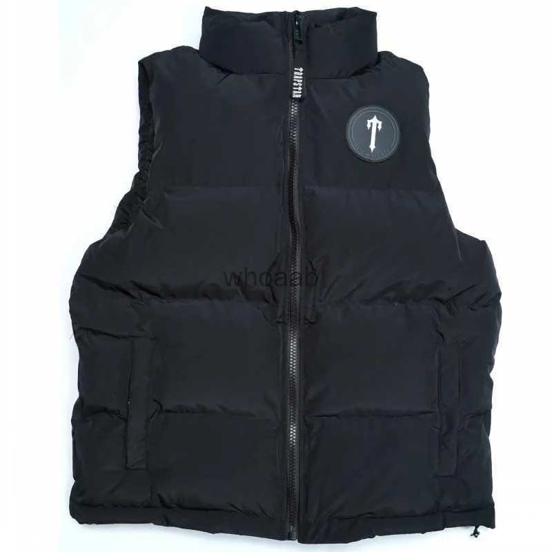 Mäns västar män Trapstar ner Vest Winter Jacket Designer Puffer Mens Waistcoat unisex Par Bodywarmer Womens ärmlös utomhus Varm tjock Gilet HKD230918