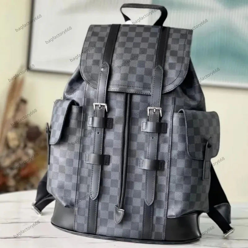 Rucksack-Stil, Designer-Rucksäcke, Echtleder-Taschen für Herren, Reisetasche, hochwertige, luxuriöse Mode, doppelte Schulterrückseite, weiche Schulranzen, Herren-Rucksack-Designer