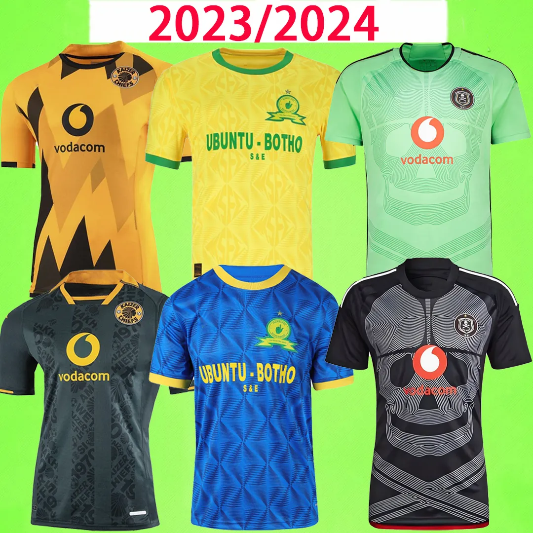 2023 2024 Orlando Pirates Soccer Jerseys Kaizer Chiefs Mamelodi