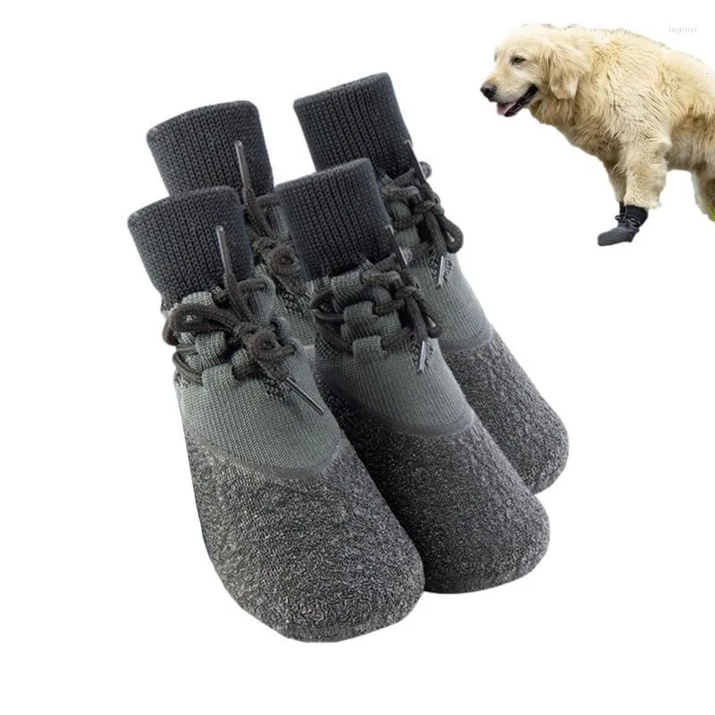 Dog Apparel Socks 2 Pairs Of Anti Slip Grip With Adjustable Strap Strong Grips Traction Control For Indoor On