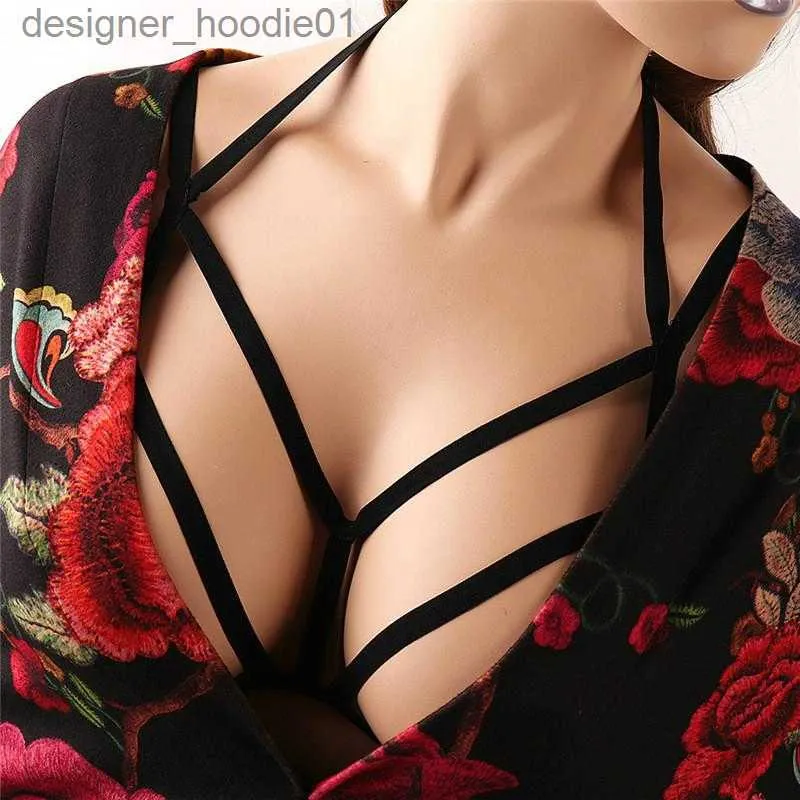 Seksi set sütyen Setleri Kadınlar Açık Kupa Sütyen Brage Bondage Lingerie Seksi Sling Slave Cosplay Kostümleri Erotik iç çamaşırı porno göğüs bandaj bdsm oyuncaklar L230918