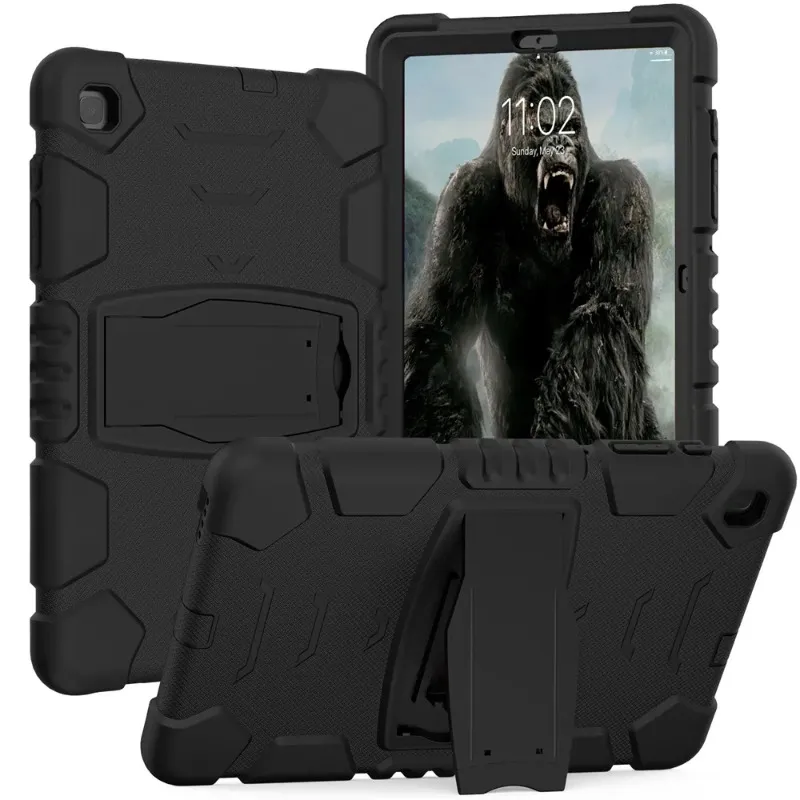 For Samsung Galaxy Tab S6 Lite 10.4 2020 SM-P610 SM-P615 Case Kids Safe Shockproof Hard PC Silicon Hybrid Stand Tablet Cover