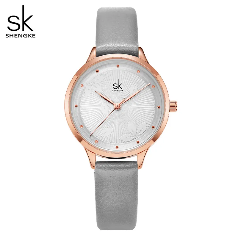 Montres pour femmes de haute qualité affaires de luxe simple étanche quartz-batterie en cuir 31mm montre