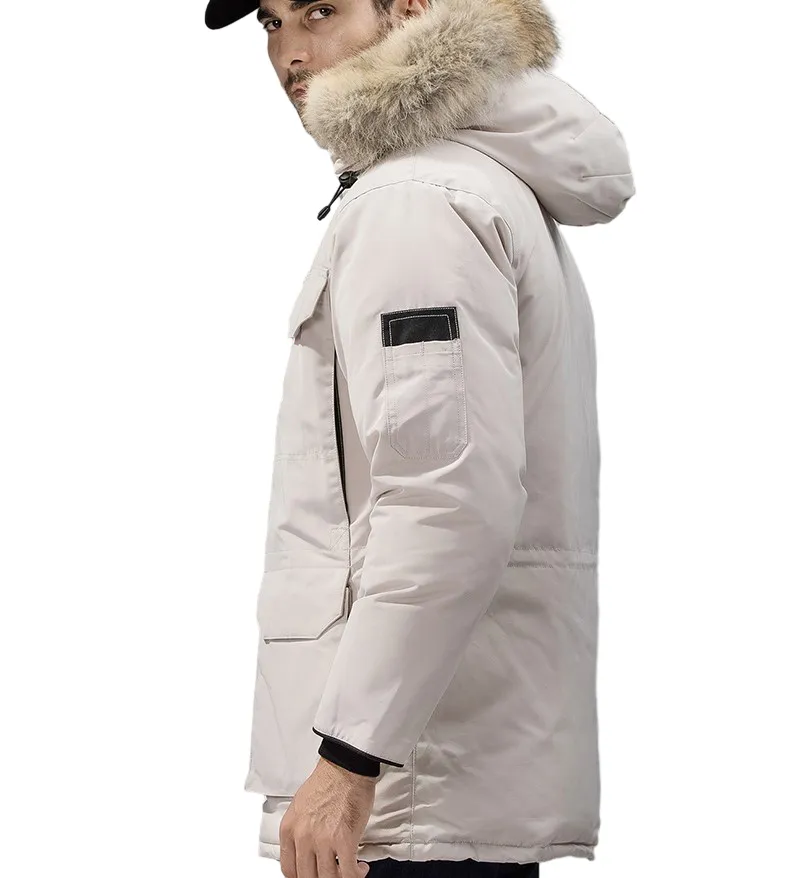 Homens designers de mulheres parkas casacos por homme goode jackets inverno jassen bober capuz FourRure