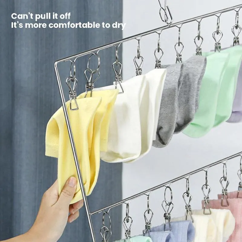 Stainless Steel Multi Layer Hangers Clinic For Socks, Underwear, And Clothes  Windproof And Convenient Storage Solution For Bathroom And Laundry From  Bingkuai, $13.75