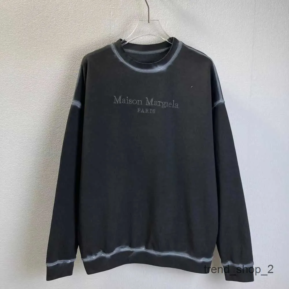 Herrtröjor tröjor designer hoodie margielas hoodie mm pullover tröja höst vinter maison färg broderi kalender kvinnor tröja trend ri