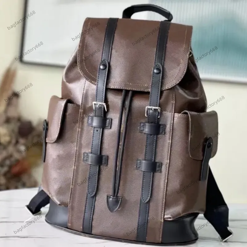 Mode kwaliteit heren rugzak luxe schoudertassen rugzakken designer tas zwarte lederen handtas tote schooltassen laptoptas aktetas heren rugzak designer