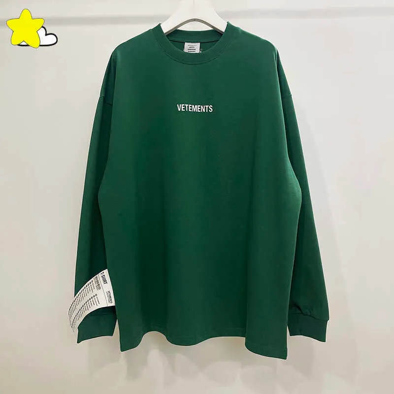 Vetements green t shirt sales