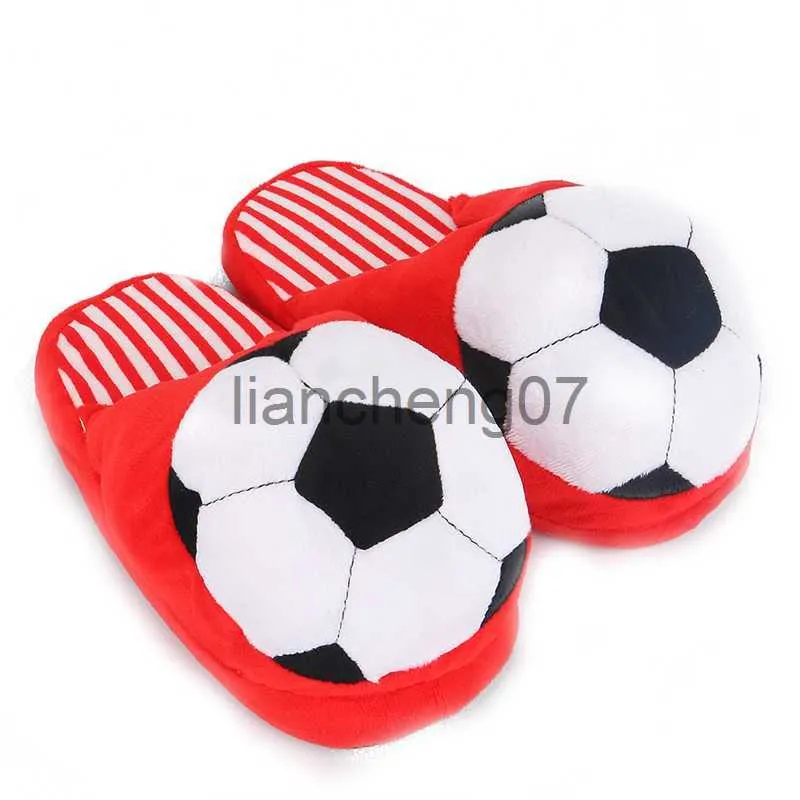 Slippers Cartoon Football Slippers Cute Fashion Ladies Winter Indoor Cotton Drag Non-slip Soft Bottom To Keep Warm At Home x0916
