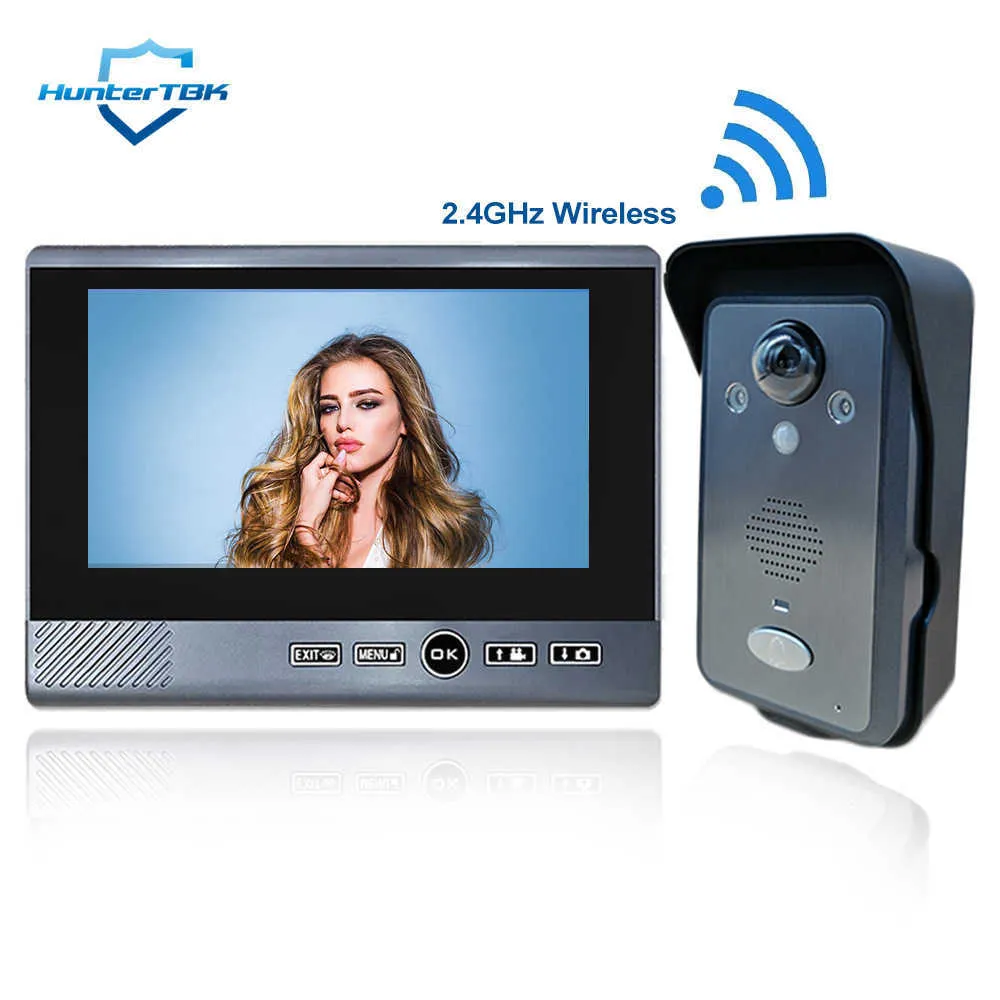 Système Dinterphone Vidéo Sans Fil 2,4 GHz Avec Caméra, Écran Daffichage De  7 Pouces, Interphone Sécurisé Pour Villa HKD230918 Du 142,73 €