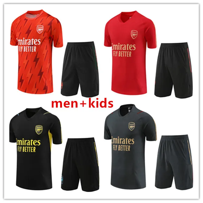 23 24 Arsenal PEPE SAKA short sleeveS jerseyS tracksuit gunners training vest vest ODEGAARD THOMAS TIERNEY SMITH ROWE 2023 2024 Transport Men Kids kit